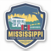 Sticker Fierté de l'État | Mississippi (Devant)