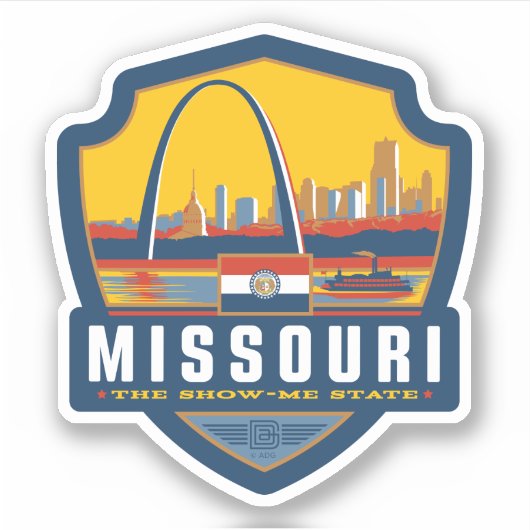 Sticker Fierté de l'État | Missouri (Devant)