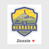 Sticker Fierté de l'État | Nebraska (Feuille)