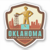 Sticker Fierté de l'État | Oklahoma (Devant)