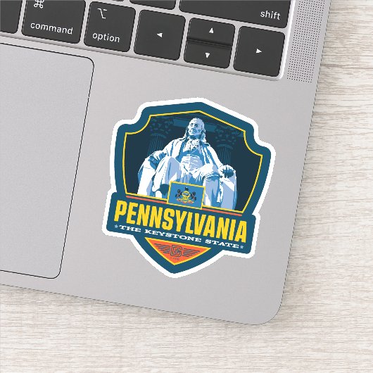Sticker Fierté de l'État | Pennsylvanie (Détail)