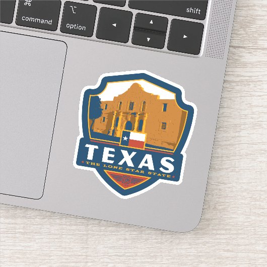Sticker Fierté de l'État | Texas (Détail)