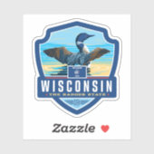 Sticker Fierté de l'État | Wisconsin (Feuille)