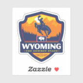 Sticker Fierté de l'État | Wyoming (Feuille)