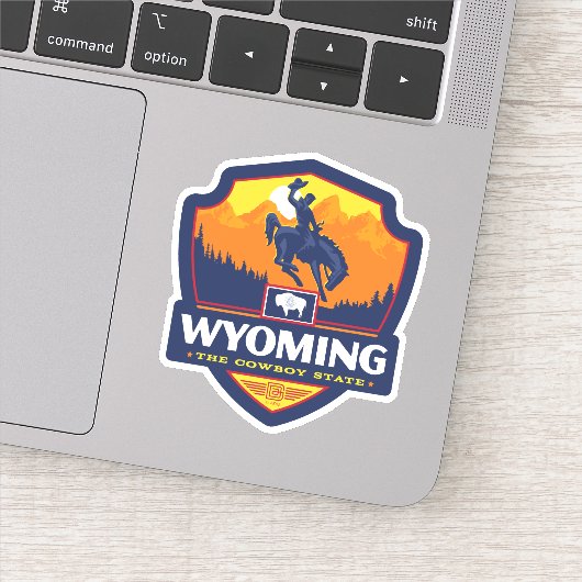Sticker Fierté de l'État | Wyoming (Détail)