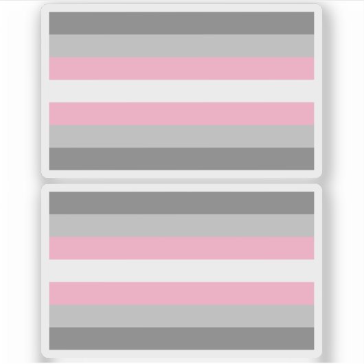 Sticker Fierté Demi-fille (Devant)