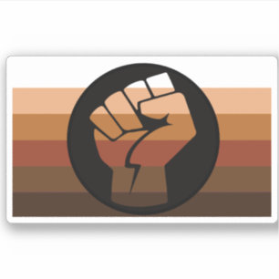 Sticker Fierté des gens de couleur (POC)