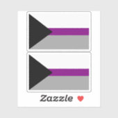 Sticker Fierté désisexuelle (Feuille)