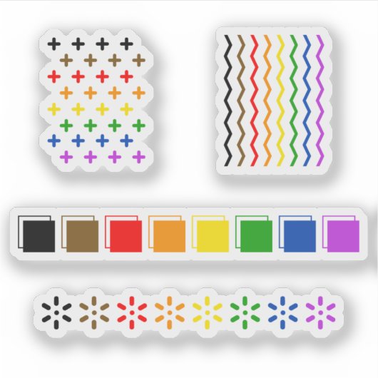 Sticker Fierté discrète (Devant)