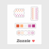 Sticker Fierté discrète (Feuille)