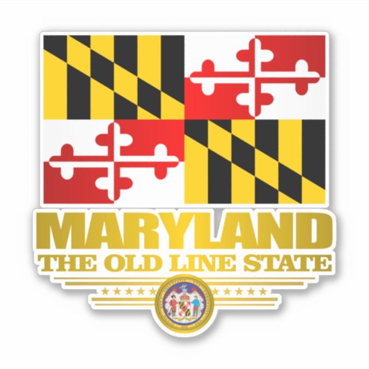 Sticker Fierté du Maryland (Devant)