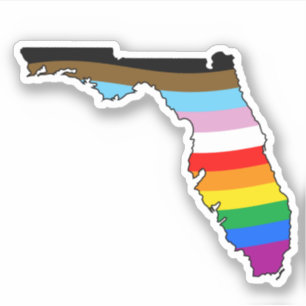 Sticker Fierté du progrès de Floride