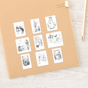 Sticker Fierté et préjugés Jeu d'artisanat Jane Austen