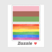 Sticker Fierté gynosexuelle (Feuille)