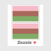 Sticker Fierté gynosexuelle (Feuille)
