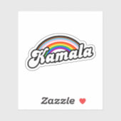 Sticker Fierté inclusive de Kamala (Feuille)
