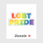 STICKER FIERTÉ LGBT (Feuille)