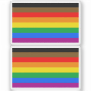 Sticker Fierté LGBT INCLUSIVE (Fierté des gens de couleur)