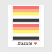 Sticker Fierté Lithsexuelle (Feuille)