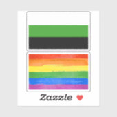 Sticker Fierté Neutrois (Feuille)