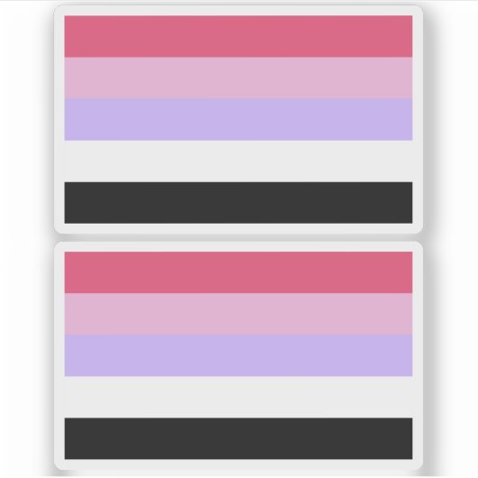 Sticker Fierté Réciprosexuelle (Devant)