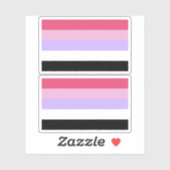 Sticker Fierté Réciprosexuelle (Feuille)