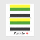 Sticker Fierté skoliosexuelle (Feuille)