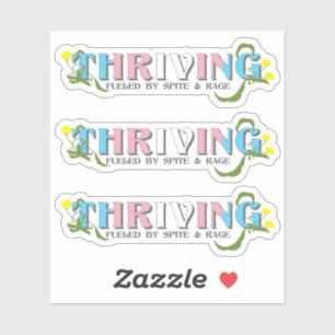 Sticker Fierté trans prospère