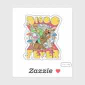 Sticker Fièvre de Disco avec Scooby et Shaggy (Feuille)