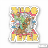 Sticker Fièvre de Disco avec Scooby et Shaggy (Devant)