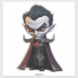 Sticker Figure caricature Vampire Dracula