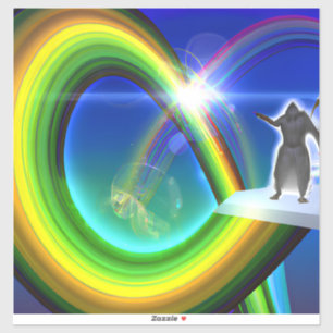 Sticker Figure de mystère au Stargate interdimensionnel