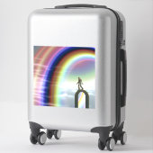 Sticker Figure de mystère au Stargate interdimensionnel (Sur valise)