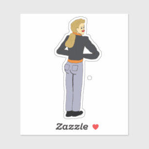 Sticker fille
