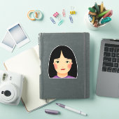 Sticker Fille (Couverture iPad)