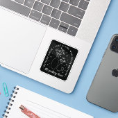Sticker Fille amatrice de poterie (Ordinateur portable avec iPhone)