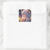 Sticker fille Anime mignonne - Boba Tea Lover (Sac)