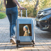 Sticker Fille avec une oreille perle (1665) Bagages (Valise Insitu)