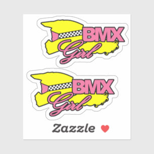 Sticker Fille BMX