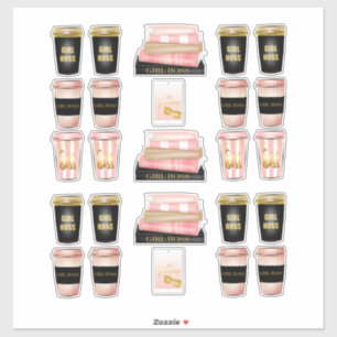 Sticker Fille Boss femmes haute mode décors