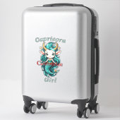 Sticker Fille Capricorne Sirène Thunder_Cove (Sur valise)