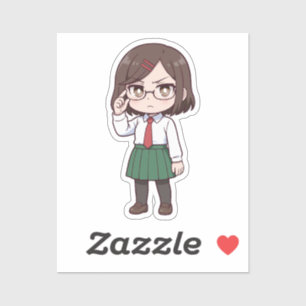 Sticker Fille Chibi Assassin Konoha Koga