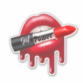 Sticker Fille coupée (Devant)