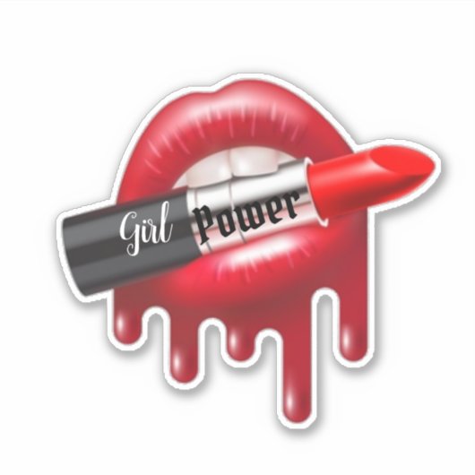 Sticker Fille coupée (Devant)