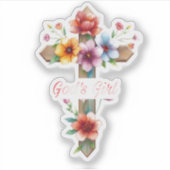 Sticker Fille de Dieu (Devant)