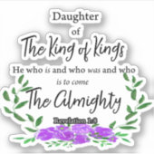 Sticker Fille du roi (Devant)