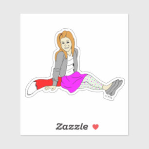Sticker fille foy