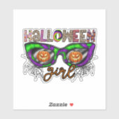 Sticker Fille Halloween (Feuille)