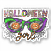 Sticker Fille Halloween (Devant)