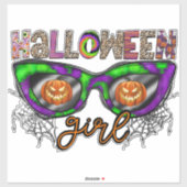 Sticker Fille Halloween (Feuille)